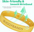 Mosquito Repellent Bracelets, 2 Pack Silicone Mosquito Repellent Bands with DEET Free, Natural & Waterproof Bug Wristbands for Kids and Adults, Ou...