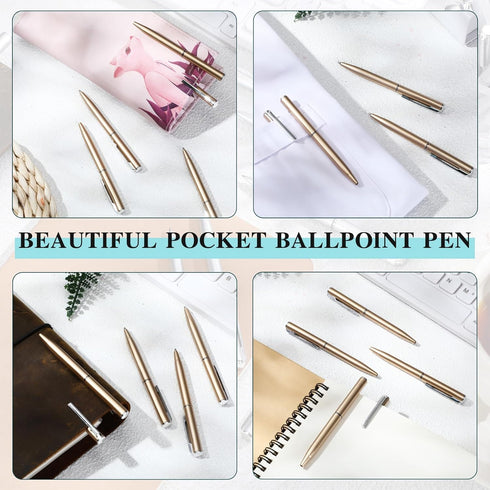 Teling 72 Pcs Small Ballpoint Pen Mini Pens Bulk 4 Inch Short Small Pens Tiny Pen Ink Ballpoint Pens for Notebook Pockets Signature Notepads Schoo...