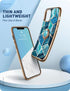 i-Blason Cosmo Snap Case Designed for iPhone 12/iPhone 12 Pro 6.1 Inch (2020 Release), Slim with Built-in 360° Rotatable Ring Holder Kickstand Sup...