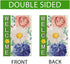 Welcome Spring Summer Daisy Garden Flags 12.5x18 Inch double sided,Spring Hydrangea Flowers Yard Holiday Outdoor Burlap Garden Farmhouse Decor...