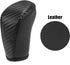 X AUTOHAUX Car Faux Leather Carbon Fiber Black Gear Shift Knob Cover for Nissan Altima 2019-2021 Sentra 2020-2021 Kicks 2018-2021 Versa 2020-2021 ...
