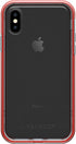 Lifeproof SLAM Series Case for iPhone X (ONLY) - Retail Packaging - Lava Chaser (Clear/Cherry Tomato/Sleet)...
