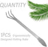 Stainless Steel Soil Rake, Bonsai Soil Loosening Tool 3 Prong Bonsai Rake Stainless Steel Bonsai Rake Suitable for Outdoor Garden Bonsai Root Rake...