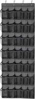 Over the Door Shoe Organizer 35 Mesh Pockets Hanging Shoe storage Shoe Rack for Closet Entryway Bedroom Bathroom Pantry Shoe Holder for Men Sneake...