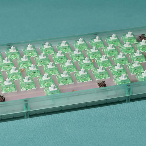 kutethy Gateron Cap Anniversary Keyboard Switches 5 Pins Blue Green Pre-lubed Compatible for Gaming MX Mechanical Keyboard (36 PCS)...