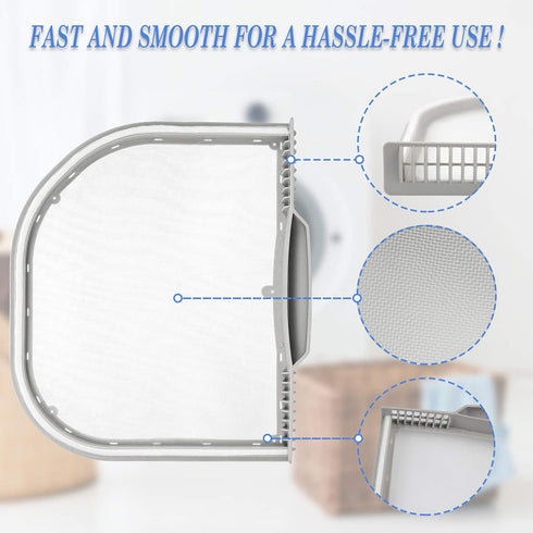 5231EL1001C Dryer Lint Filter Replacement for LG & Kenmore Dryer Parts dle4870w, dlex5170w, dle1101w, dlex7800we, dlex5101w, Replaces 1668214, ps3527575, ap5248138