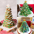 KAISHANE 10pcs 3D Christmas Tree Cookie Cutter Set-Star Cookie Cutters XMAS Decoration fondant donut Cookie cutters kit for Christmas Tree gift co...