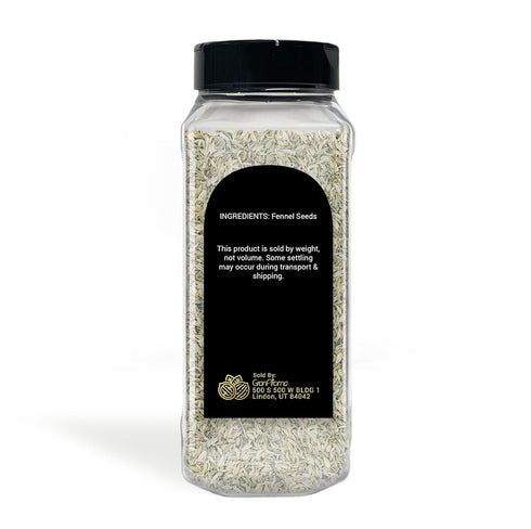 GranAroma Fennel Seeds, 15.2 oz, Whole Seeds, Light Flavor, Cooking & Baking...