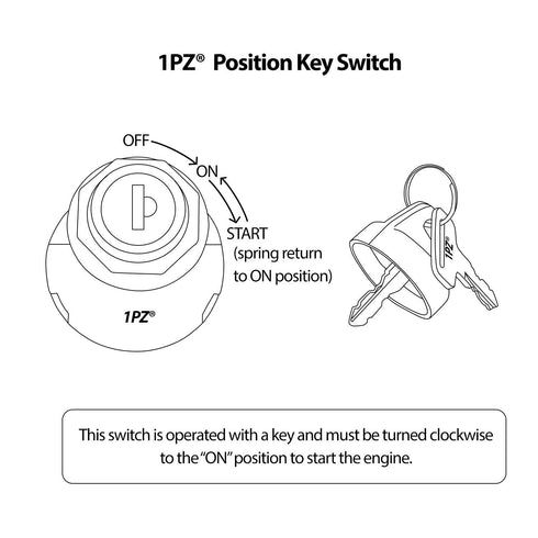 1PZ YR4-K01 Ignition Key Switch Replacement for Yamaha Rhino 450 660 700 YXR450 YXR660 YXR700 2004-2009 5UG-H2510-00-00...
