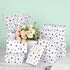 Bolsome 120 Sheets 20 * 14 Inches White Tissue Paper with Black Stars, Black Star Tissue Paper for Gift Wrapping, Black Stars Tissue Paper for Gif...
