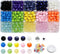 450pcs 8mm Glass Beads for Bracelet Making,15 Colors DIY Gemstone Crystal Beads,Jewelry Making Kit Healing Round Beads for Friendship Bracelet...