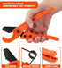 Pipe Cutter, High Performance blade Made Ratchet-type Pipe Cutter, One-hand Fast Pipe Cutting Tool for PVC PPR PE PEX Pipe and Other Plastic Pipe ...