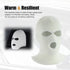 2 PCS Car Seat Headrest Cover, 15.74" x 7.87" Wool Acrylic Material Personalized Funny Full Face Mask Design Headrest Cover, Decorative Modificati...