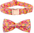 Dog Collar, Summer Fruit Print Adjustable Dog Bow Collar Girl or Boy Pet Collar Bowtie Duarble Dog Collars for Small Medium Large Dog...