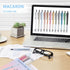 0.7mm Gel Pens Retractable Cute Black Ink Pens with Silicone Grip Smooth Writing Suitable for Note-taking, Sketching, Drawing (Silver clip 12 pcs)...