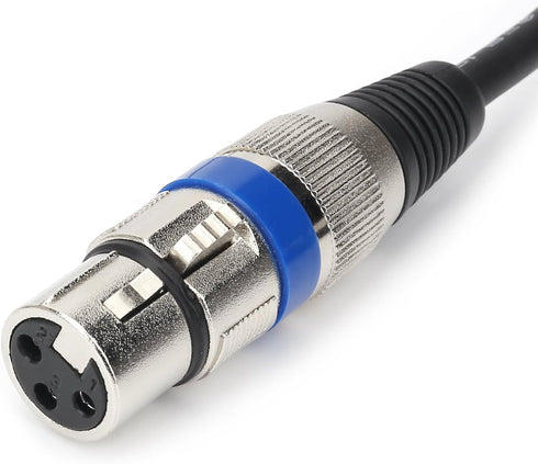 Disino XLR to 3.5mm (1/8 inch) Stereo Microphone Cable for Camcorders, DSLR Cameras, Computer Recording Device and More - 5ft...