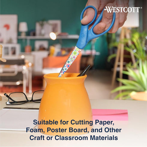 Westcott ?16401 7-Inch Fun & Fashion Student Scissors For Office, Home, and School...