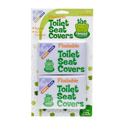 Mommy's Helper Flushable Toilet Seat Covers, White...