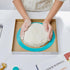 Round Silicone Baking Mats, 8 & 9 Inches for Cake/Tortilla/Pie/Pizza/Dough/Pastry, Food Grade Non-Stick Reusable...