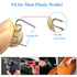 1000pcs Plastic Welder Staples,0.6mm Plastic Welding Staples,Wave Hot Staples Welding Supplies for Plastic Welder Gun to All Plastic Fix Repair Ca...