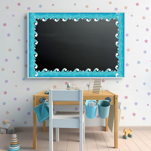 72 Feet Ocean Waves Die-Cut Bulletin Board Borders for Ocean Theme Classroom Decor Wall Decorations...