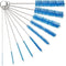 8 Inch Nylon Tube Cleaning Brush Set, (BLUE Variety Pack), 10 Piece Kit, Long Deep Cleaning Brushes with Flexible Handles for Bottles, Straws, Pip...