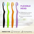 Elegant Brush with Super Soft Bristles Toothbrush, PBT Filaments, Designed for Sensitive and Swollen Teeth, Secure Cap, Ideal for Adults - 4 Count...