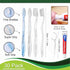 30 pcs Disposable Toothbrushes with Toothpaste Floss Individually Wrapped, 2 Color Disposable Toothbrush, 10g Toothpaste, Dental Floss Pick, Bulk ...
