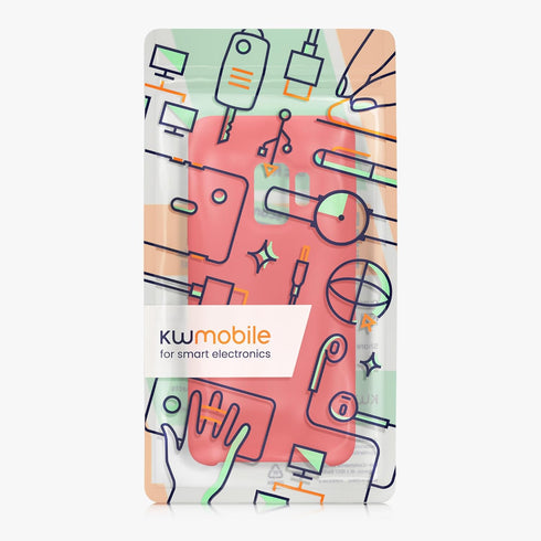 kwmobile Case Compatible with Samsung Galaxy S9 Case - TPU Silicone Phone Cover with Soft Finish - Classic Red...