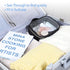 PACKISM Clear Makeup Bags - TSA Approved Toiletry Bag with Handle Large Opening, Clear Toiletry Bags for Traveling Travel Essentials, Clear Travel...