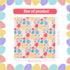 Pack of 8 Easter Fat Squares Polyester Fabric Sheets Bundles, 20" x 20", Assorted 8 Patterns Bunny Chicken Printed Patchwork Fabric Squares Materi...