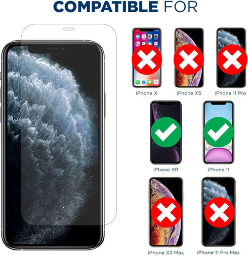 Tech Armor Matte Anti-Glare/Anti-Fingerprint Film Screen Protector Designed for Apple iPhone 11, Xr 6.1 Inch 3 Pack 2019...