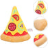 Dog Squeaky Toys Pizza Shaped Dog Toy, Puppy Biting Plush Chewing Toy for Puppy...