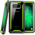 i-Blason Ares Full-Body Rugged Clear Bumper Case with Built-in Screen Protector for Samsung Galaxy S8+ Plus 2017 Release, Black/Green...