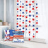 10 Pack 4th of July Decorations Red White and Blue Decorations - 130Ft/330 4th of july garland Patriotic Star Streamers Banner Garland Hanging Ind...