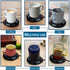 Home-X Mug Warmer, Desktop Heated Coffee & Tea - Candle & Wax Warmer (Black)...