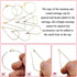YaeYur 90Pcs K Gold Beading Earring Hoop for Jewelry Making Teardrop Round Triangle Beading Hoop Earrings Beading Hoop Earring Finding Geometric B...