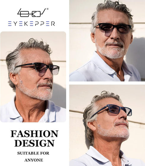 Eyekepper Transition Reading Glasses Photochromic Readers Men Women +3.50...