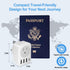 UK Ireland Travel Plug Adapter, RATEA Type G Power Adaptor with 3 USB-A, 1 USB-C Outlet Charger for US to Scotland London England British Irish Ke...