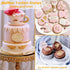 4 PCS Alphabet Letter Fondant Stamps for Biscuit Cake Cookie, Upgraded Food Grade Alphabet Cake Stamp Tool Uppercase Extra Spare Lowercase Numbers...