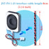 2 Pieces/1 Pair 35 mm * 25 mm * 6.8 mm Side Sound 4 Ohm 2 Watt / 3 Watt Rectangle Cavity Speaker, JST-PA 1.25 mm 2-Pin Interface Wire, for Compute...