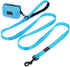 Didog 6FT Reflective Nylon Dog Leash, Durable 1” Wide Walking Pet Lead with Soft Padded Handle & Mesh Dispenser Poop Bag for Small Medium Large Do...