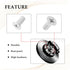 4PCS Brake Disc Rotor Screws Kit for Front Rotors and Brake Pads,Stainless Steel Screws for Brake System,OEM#936-000-601-40-H Compatible with Hond...