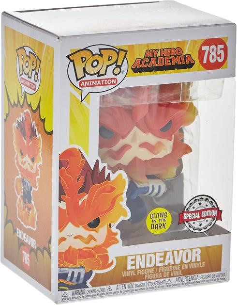 Funko Pop! Animation: My Hero Academia - Endeavor (Glow in The Dark), Amazon Exclusive...