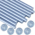 Gray Blue Wax Sealing Sticks, ONWINPOR 10pcs Glue Gun Wax Seal Sticks for Wax Seal Stamp, Melting Wax Seal Sticks for 0.43'' Glue Gun Wax Sealing ...