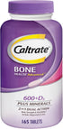 Caltrate 600 Plus D3 Plus Minerals Calcium and Vitamin D Supplement Tablets, Bone Health and Mineral Supplement for Adults - 165 Count...