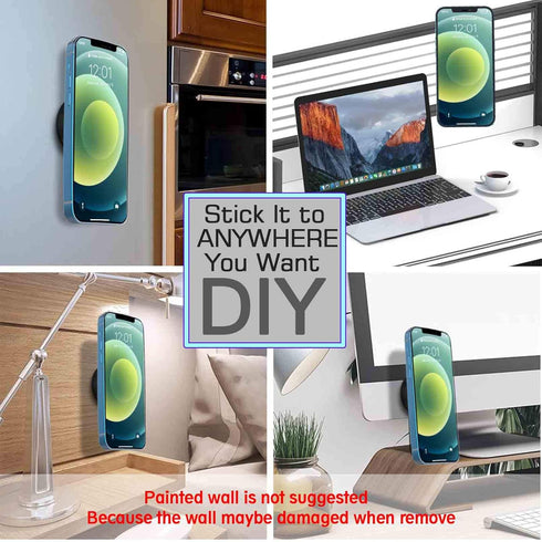 Magnetic Mag-Safe Car Wall Mount Magnet for iPhone 12/13/Pro/Pro Max - 2 Pack......