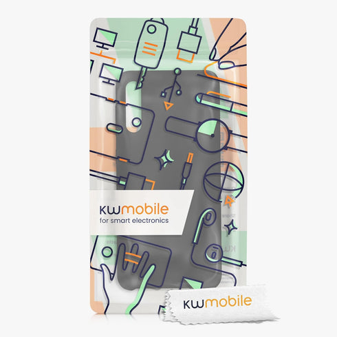 kwmobile Case Compatible with Samsung Galaxy A50 Case - TPU Silicone Phone Cover with Soft Finish - Black...