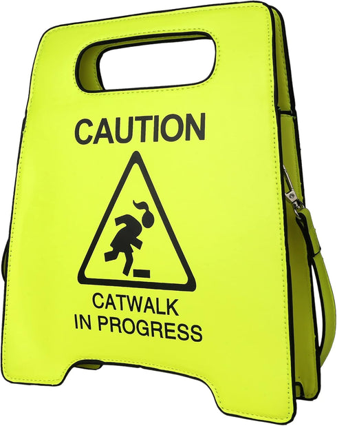 CAUTION Shoulder bag,PU Crossbody Tote Handbag for Women...