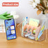 LETURE Clear Desk Organizer with drawer, Acrylic Pen Pencil Markers Holder, Clear Office Supplies and Accessories,Desktop Organizer for Room Colle...